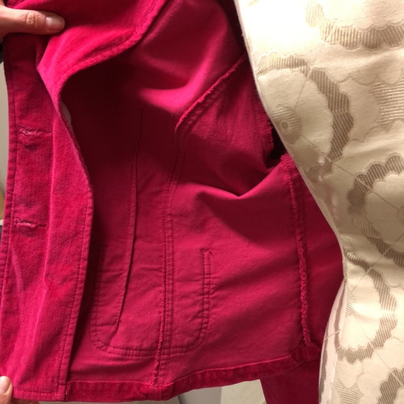 19. Levi's 725 Originals | Pink Cotton Jean Jacket - Picture 4 of 11